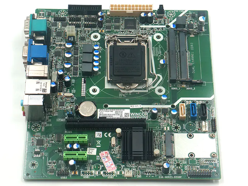 WINCOR NIXDORF K2-V1.1 POS 01750291582 23A-GD625 placa-mãe
