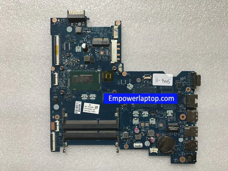 Placa-mãe HP 816435-001 816435-501 816435-601 LA-C701P I3-4005U
