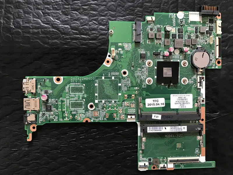 Placa-mãe HP 809337-001 809337-501 809337-601 DA0X22MB6D0