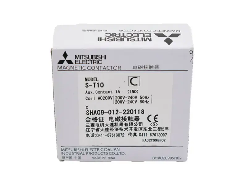 in sotck S-T10 220VAC Mitsubishi 3P 200 a 220 VAC Contactor Magnético