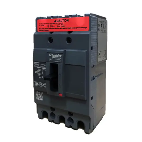 Disjuntor em caixa moldada de 3 pólos Easypact EZC100B 3P50A