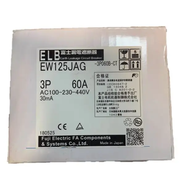 Fuji Disjuntor EW125JAG 3P 60A 15~125A