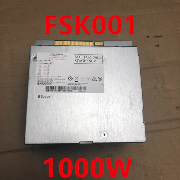 PSU para fonte de alimentação Lenovo 1000W SP50H29588 FSK001 DPS-1000AB-12 A 5P50V03173 SP50H29587