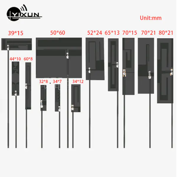 5G 4G 3G 2G GSM LTE NB-IoT banda completa antena interna de módulo PCB interface IPEX alto ganho 8dbi RG1.13 cabo de 12cm 600-6000MHz