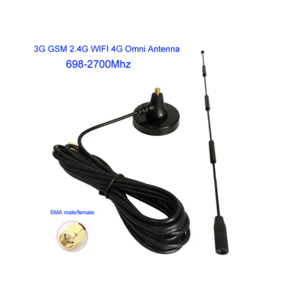600-6000Mhz Antena 5G omnidirecional sma fêmea para ipex4 pigtail para sierra wireless EM9190/EM9191/EM7690/Telit FN980m