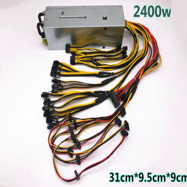 Fonte de alimentação para placa de vídeo multicanal com potência nominal de 2400W de pico 2600W