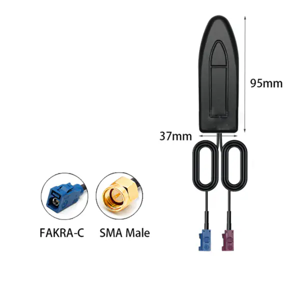 4G alto ganho exterior à prova de água antena de remendo router placa de rede LTE módulo SMD antena recetor de sinal RG174 1m conetor SMA
