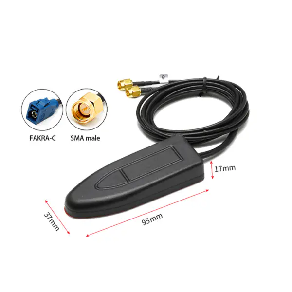 4G alto ganho exterior à prova de água antena de remendo router placa de rede LTE módulo SMD antena recetor de sinal RG174 1m conetor SMA