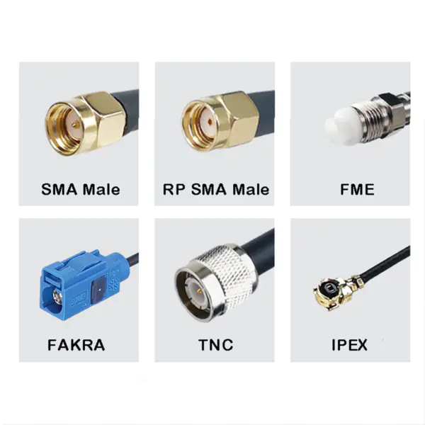 4G alto ganho exterior à prova de água antena de remendo router placa de rede LTE módulo SMD antena recetor de sinal RG174 1m conetor SMA