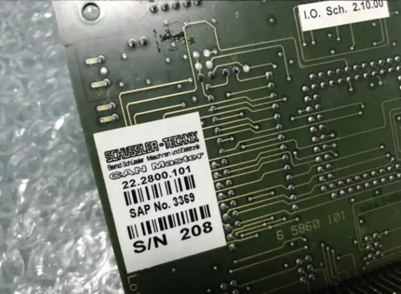 SCHUSSLER TECHNIK 5860 101 22.2800.101CNA MASTER placa-mãe industrial