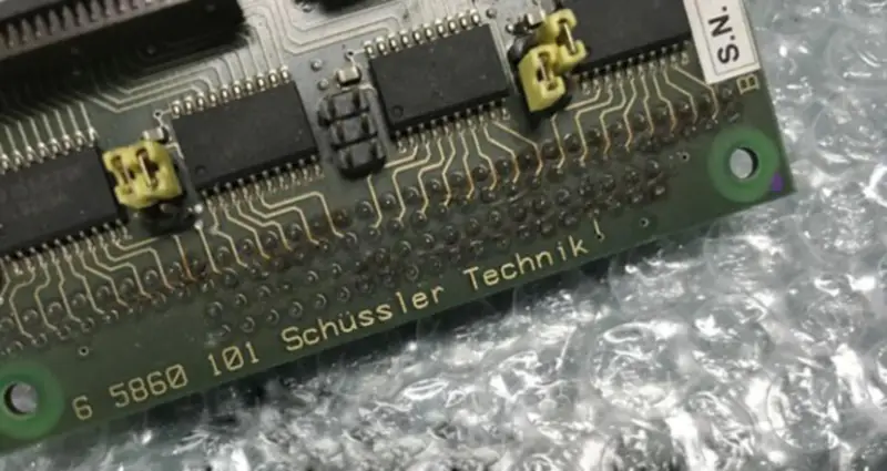 SCHUSSLER TECHNIK 5860 101 22.2800.101CNA MASTER placa-mãe industrial