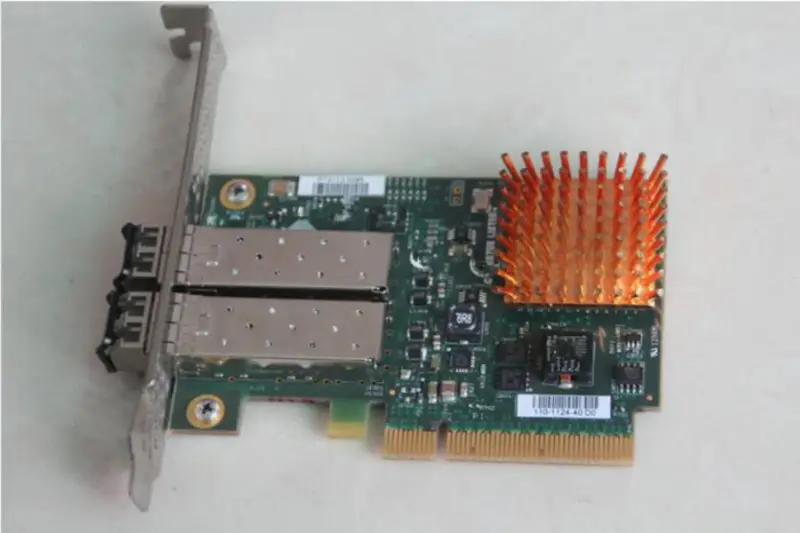 Com módulo óptico110-1124-40 Adaptador 10G Fibre Ethernet placa-mãe industrial