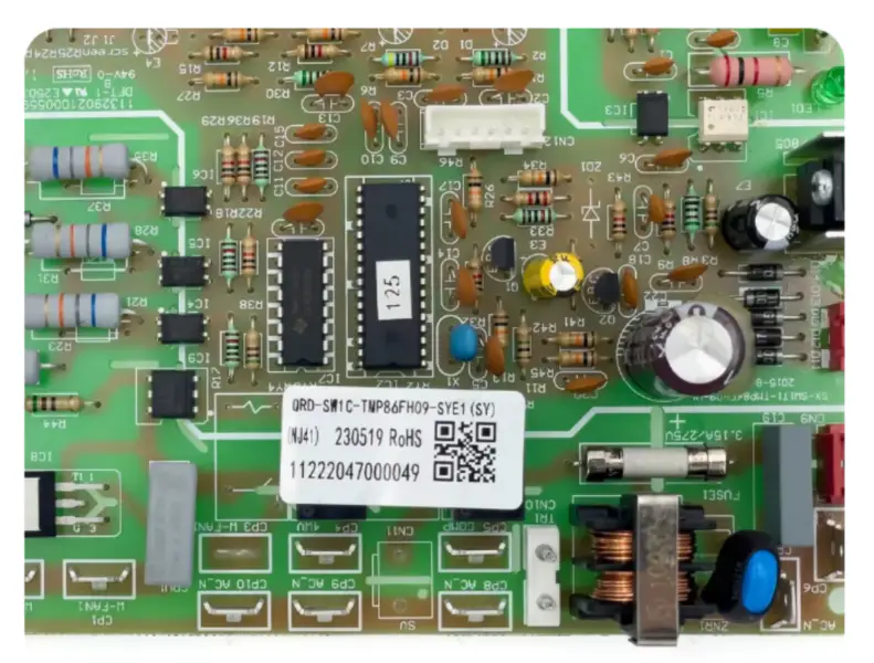 Placa de controlo do ar condicionado QRD-SW1C-TMP86FH09-SYE1 Circuito PCB 11222047000049