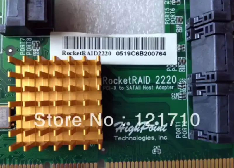 Highpoint Highpoint RocketRAID 2220 Interface PCI-X para SATA II Host Adapter placa-mãe industrial