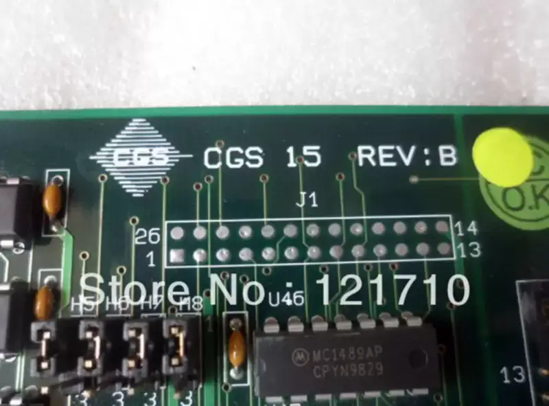 CGS CGS 15 REV:B Interface ISA com um mês de garantia placa-mãe industrial