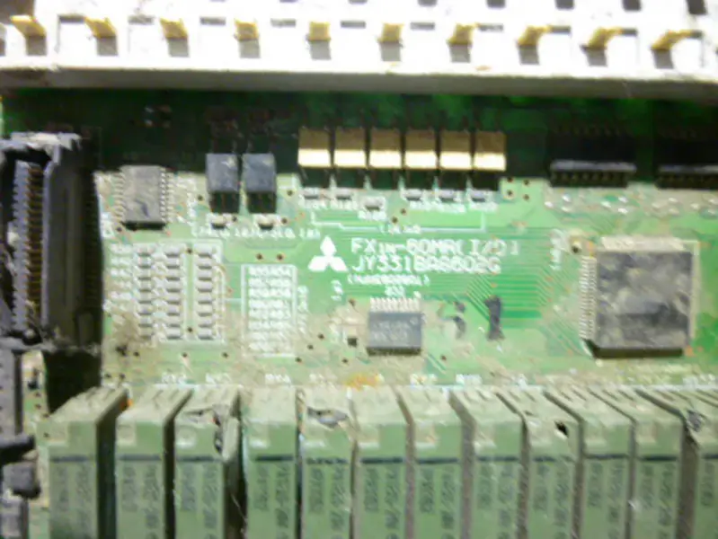 E/S do PLC FX1N-60MR da Mitsubishi