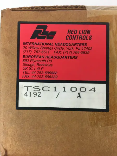 Controlos Red Lion TSC11004