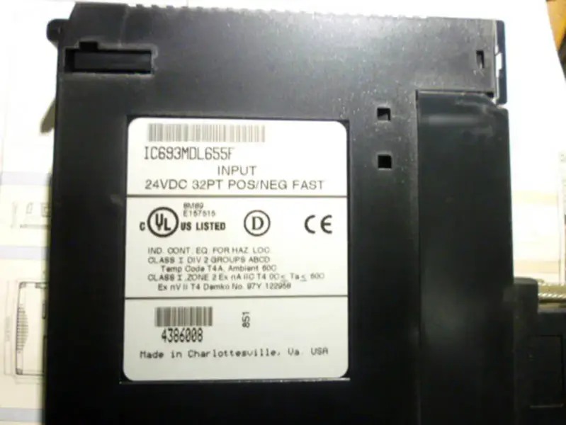 GE Fanuc PLC série 90-30 IC693MDL655F