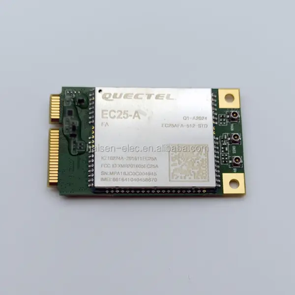 Módulo 4G LTE Cat4 Série MINI PCIE EC25JFA-MINIPCIE EC25VFA-MINIPCIE EC25AFA-MINIPCIE EC25AFFA-MINIPCIEEC25AFFD-MINIPCIE