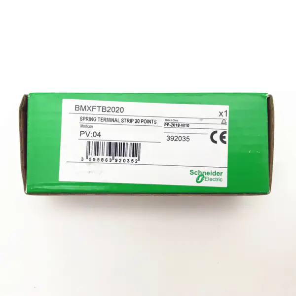 PLC para Schneider Modicon X80 Tira de terminais de parafuso 20 pontos BMXFTB2020