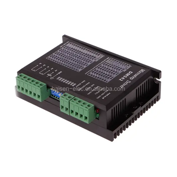 Driver de motor de passo digital DSP Microstep18-48 VDC 4.2A cnc driver motor de passo Dm542