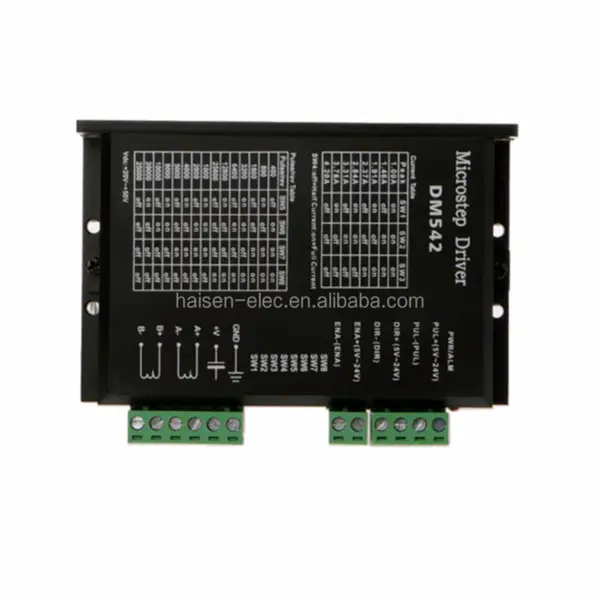 Driver de motor de passo digital DSP Microstep18-48 VDC 4.2A cnc driver motor de passo Dm542