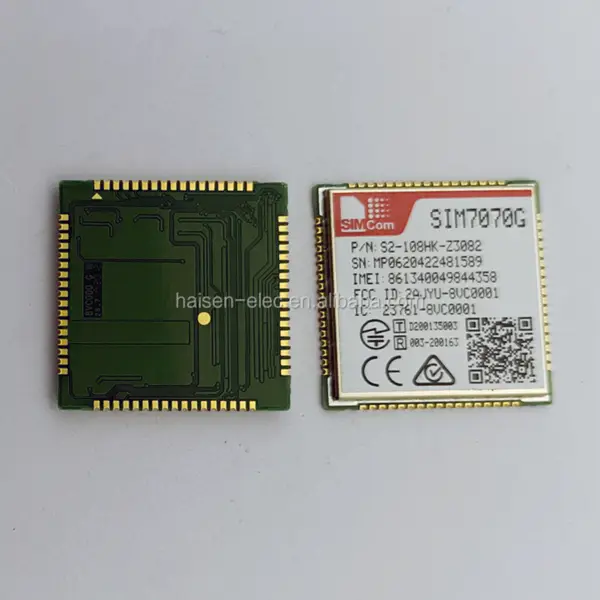 Módulo SIMCOM LPWA GPRS SIM7070 SIM7070G Aplicações M2Msuporta modos de comunicação sem fios