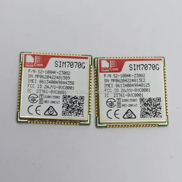Módulo SIMCOM LPWA GPRS SIM7070 SIM7070G Aplicações M2Msuporta modos de comunicação sem fios