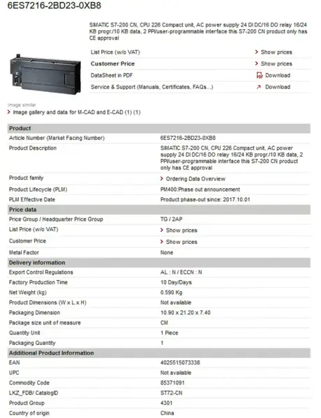 PLC Siemens utilizado 6ES7 953-8LM20-0AA0 6ES79538LM200AA0