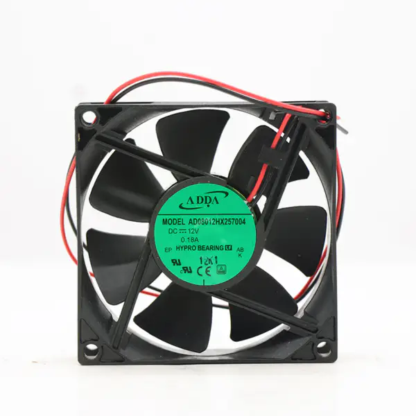 ADDA AD08012HX257004 Ventilador axial 12V 0.18A 80*80*25MM Ventilador de arrefecimento de caixa de alta velocidade