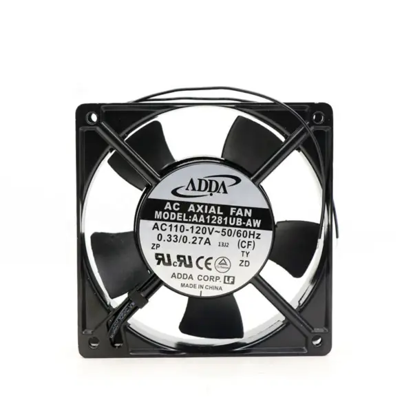 ADDA AA1281UB-AW 120MM 115VAC 107CFM 48.1DB 12038 Ventilador de arrefecimento axial