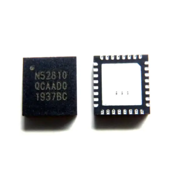 chip RF BLE5.0 de baixa potência NRF52810-QCAA-T NRF52810-QCAA-R NRF52810-QCAA-R7 IC RF TXRX+MCU BT 32WFQFN