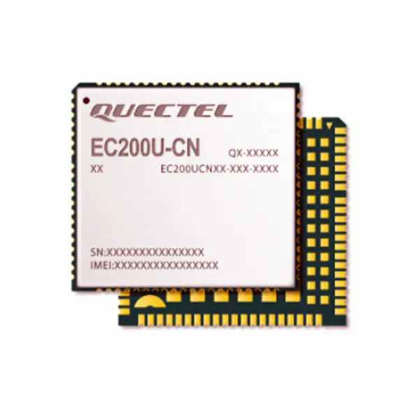 Quectel 4G LTE Cat 1 módulo BT GNSS sem fios EC200U EC200U-CN ligação descendente 10 Mbps ligação ascendente 5 Mbps