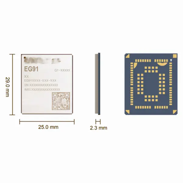 Módulo 4G LTE EG91 EG91-NA Módulo para telemóveis EG91NAFB-512-SGNS para a América do Norte