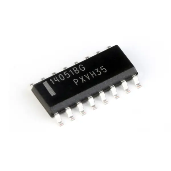 Chip IC multiplexador analógico de 8 canais MC14051BDR2G MC14051BDG MC14051BDTR2G IC MUX/DEMUX 8X1 16SOIC