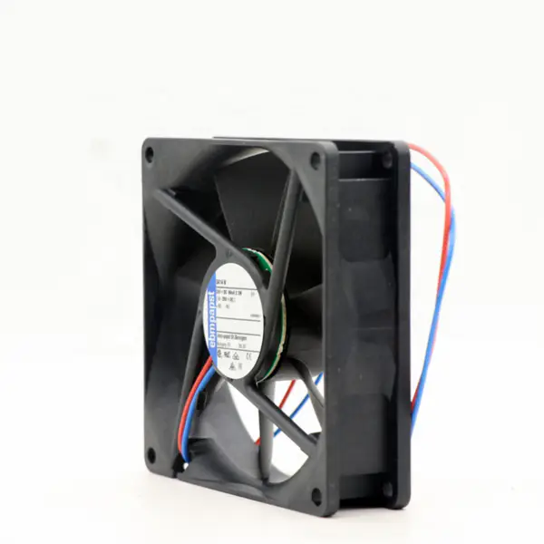 Ebm papst 3414N 92x92x25mm 24VDC 49.4CFM 2.3W 32dBA 2700RPM Ventilador tubo-axial com rolamento de esferas