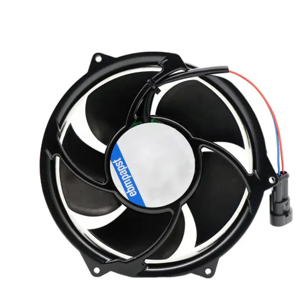 Ventilador tubo-axial com rolamento de esferas 6314H 172x51mm 24VDC 321CFM 31W 58dBA 5000RPM original e autêntico da Alemanha