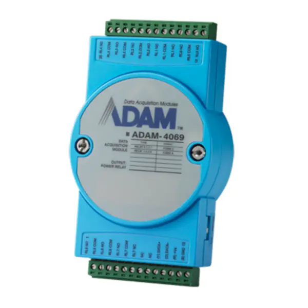 Módulo de saída de relé de potência de 8 canais com Modbus ADAM-4069-B da Advantech