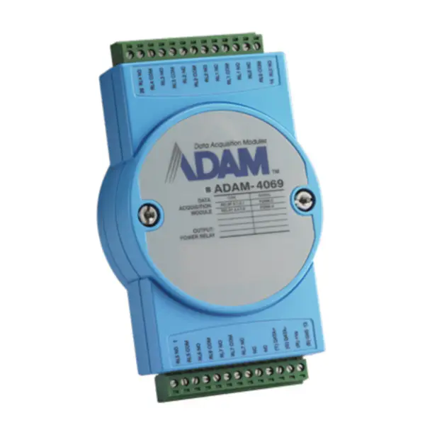 Módulo de saída de relé de potência de 8 canais com Modbus ADAM-4069-B da Advantech