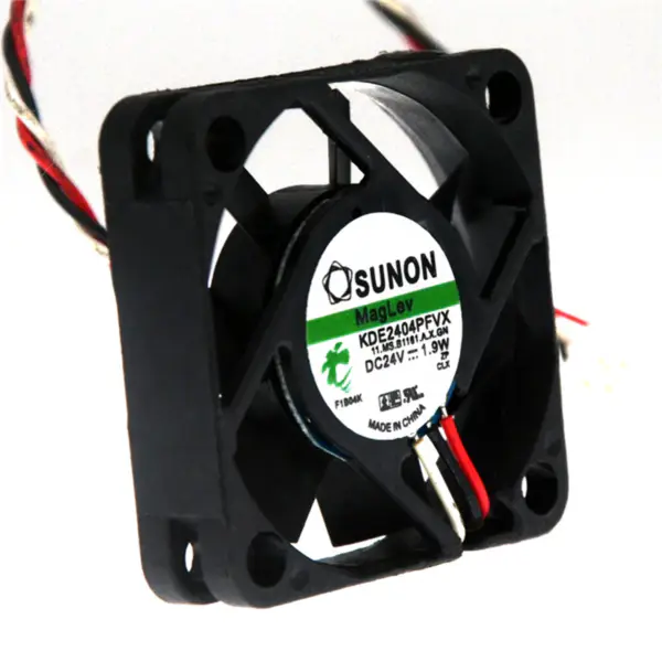 Original Novo Sunon KDE2404PFV2 4010 40*40*10mm 24VDC 1.4W 5800RPM 2 Pinos Mini Ventilador de Arrefecimento Axial para Inversor de CPU