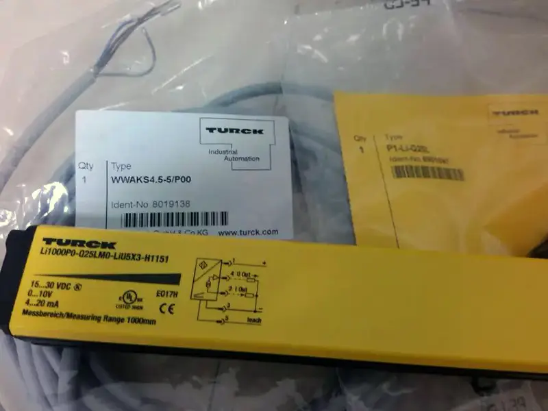 Interruptor de proximidade IFM Turck Interruptor de proximidade do sensor ifm Bi50U-Q80-AN6X2-H1141 Bi50UQ80AN6X2H1141