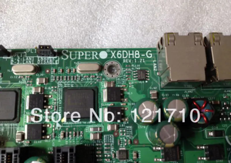 SUPER workstation e placa de servidor Supermicro X6DH8-G REV 1.21 placa-mãe industrial dual XEON 604 socket