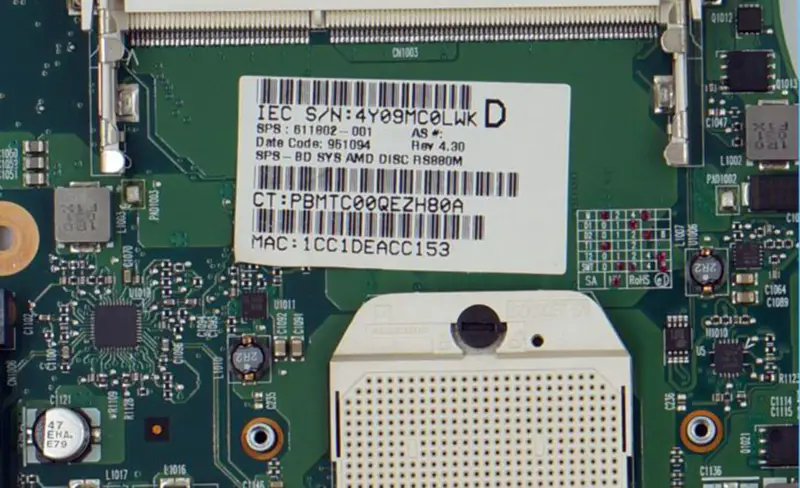 Placa-mãe HP 611802-001 325 425 625