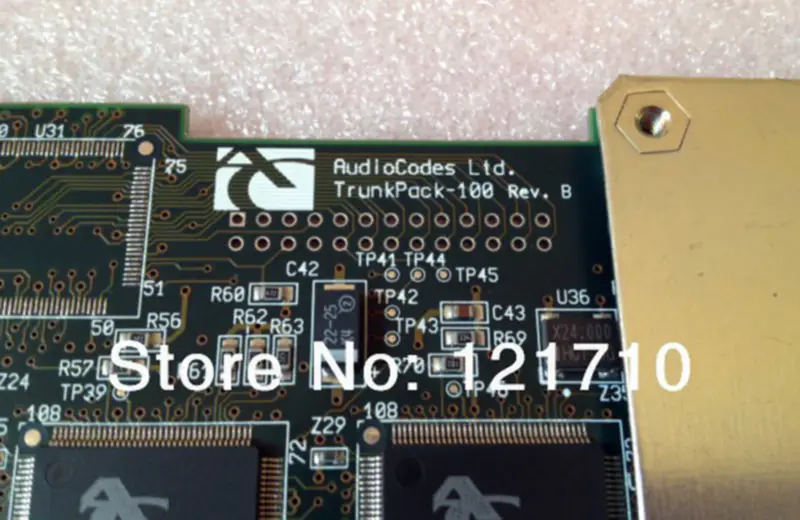 Placa AudioCodes Placa-mãe industrial de interface PCI AudioCodes TrunkPack-100 REV.B