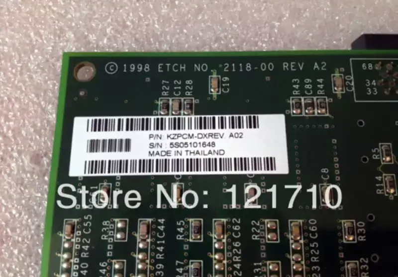 Placa SCSI KZPCM-DXREV A02 2118-00 REV A2 Placa-mãe industrial para estação de trabalho DS10 DS15