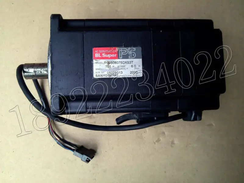 Servomotor de corrente alternada SANYO Denki P50B08075DXS3T