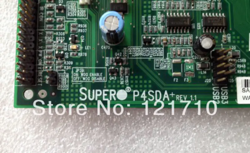Placa SUPER P4SDA+ REV 1.1 para workstation servidor placa-mãe industrial