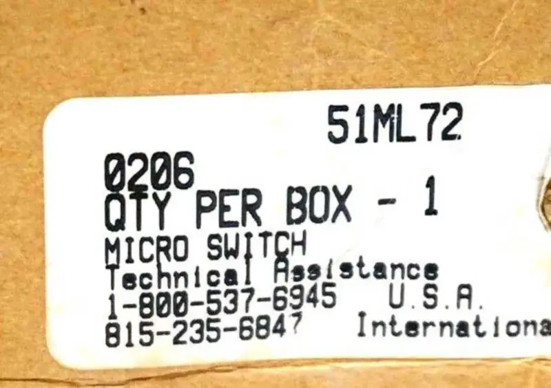 MICRO-INTERRUPTOR 51ML72