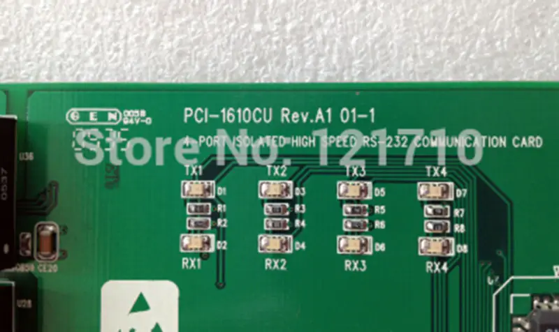 Advantech PCI-1610CU REV.A1 01-1 CARTÃO DE COMUNICAÇÃO RS-232 ISOLADO DE 4 PORTAS DE ALTA VELOCIDADE placa-mãe industrial