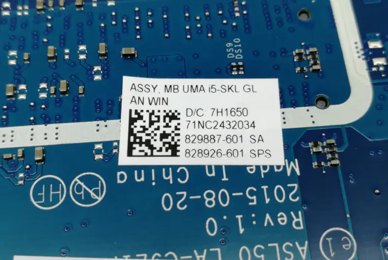 Placa-mãe HP 858583-001 858583-501 858583-601 LA-D703P